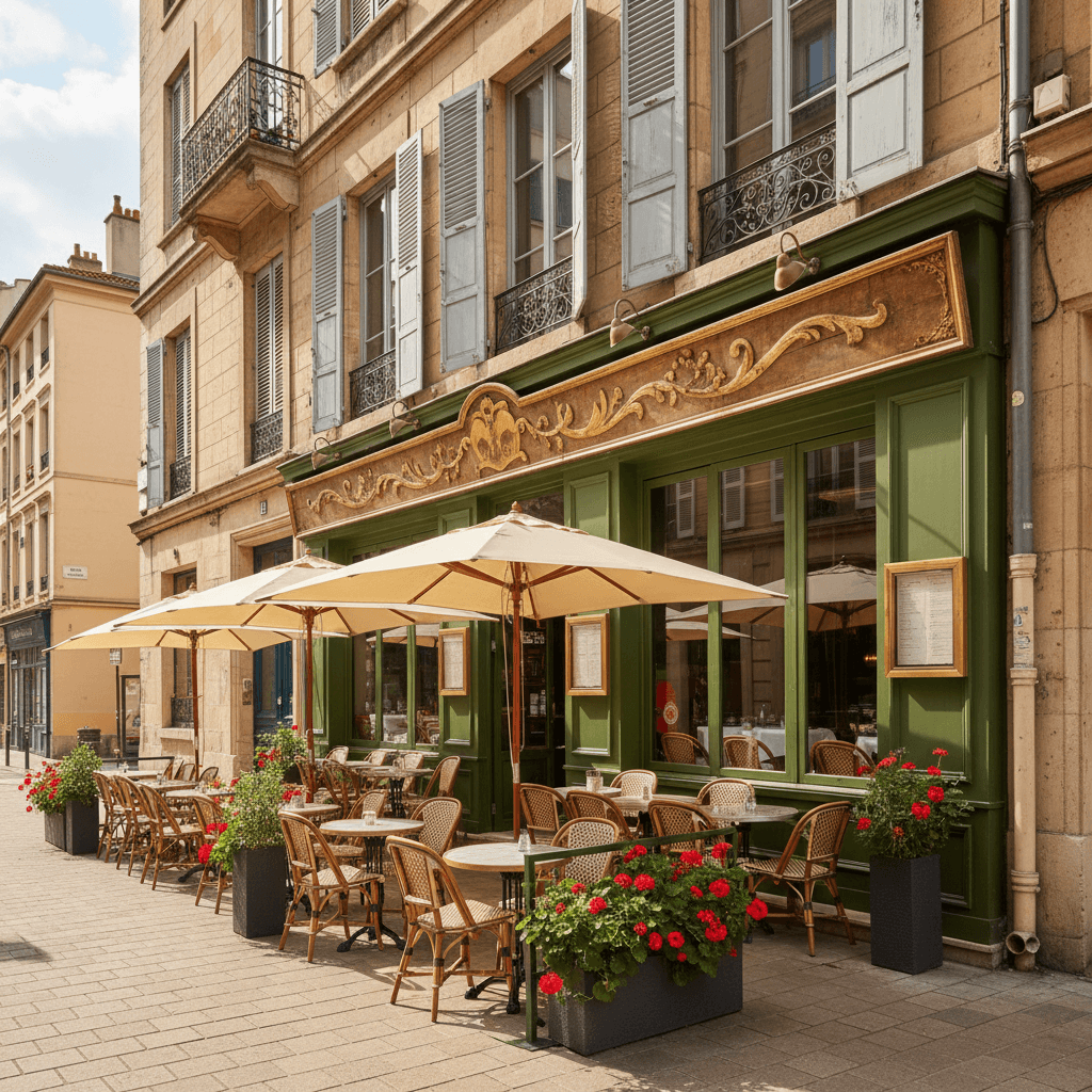 Restaurant 114m² à Lyon : terrasse - licence IV