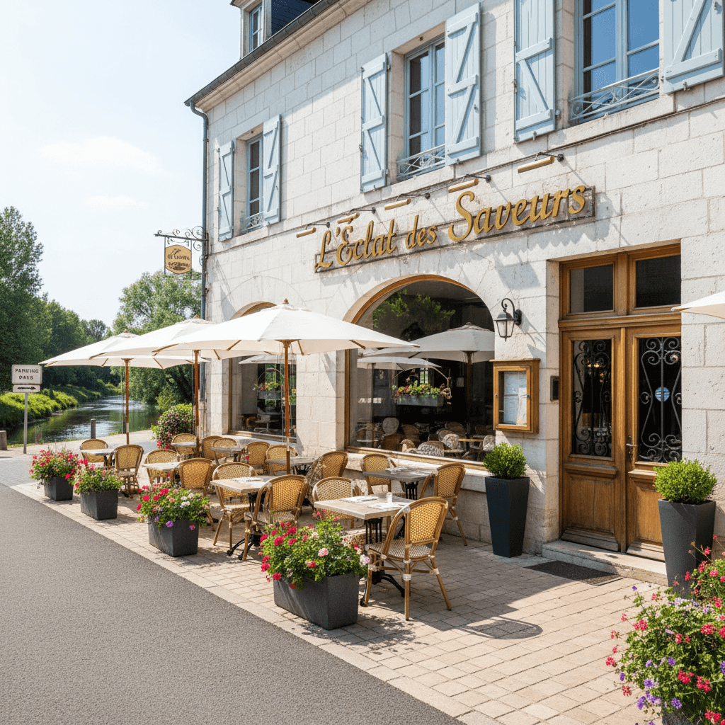 Restaurant à Poitiers : terrasse - extraction - Image 1
