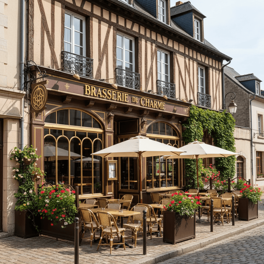 Bar-brasserie 180m² à Le Neubourg : terrasse - licence IV - Image 1