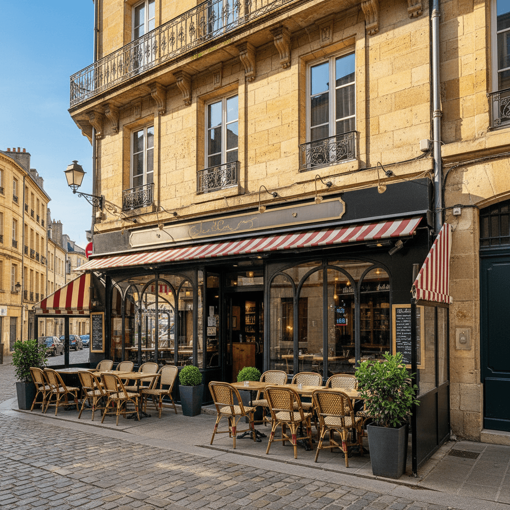 Restaurant 248m² à Bordeaux : terrasse - licence IV