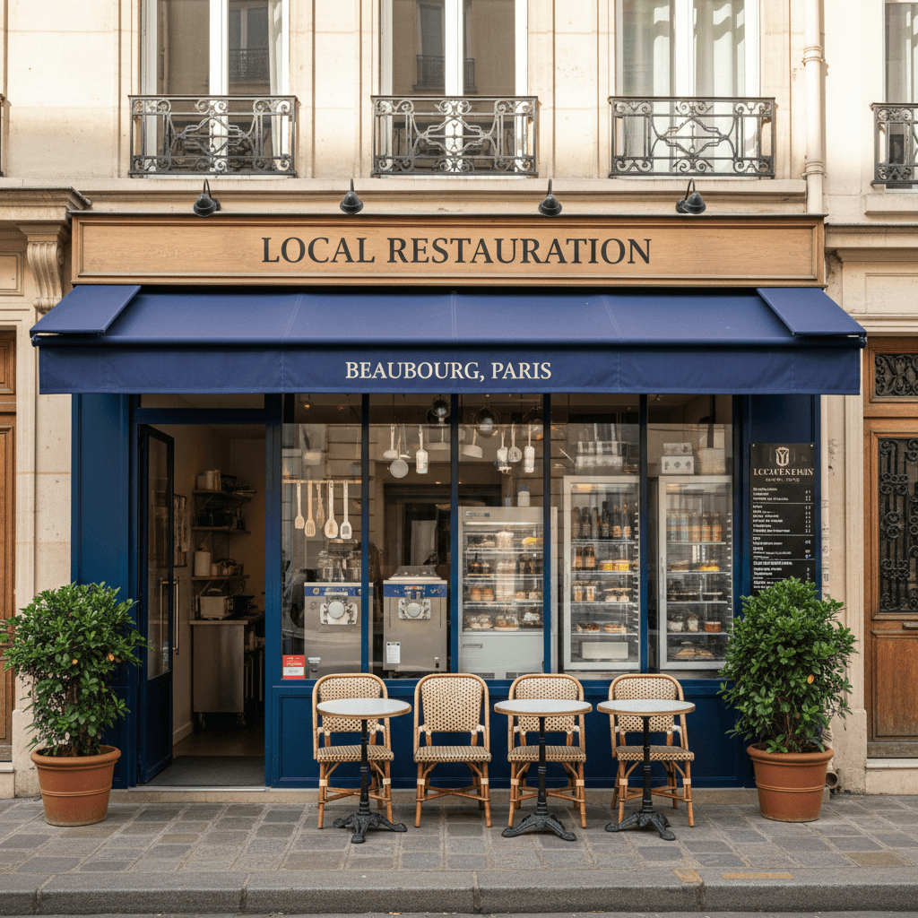 Local Restauration Idéal à Beaubourg, Paris - Image 1