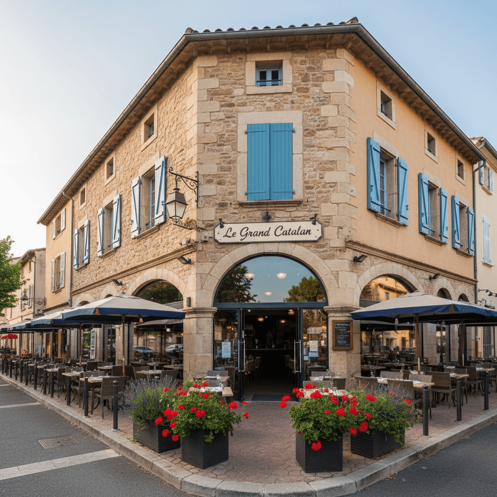 Restaurant 1600m² à Perpignan : terrasse - licence IV - Image 1
