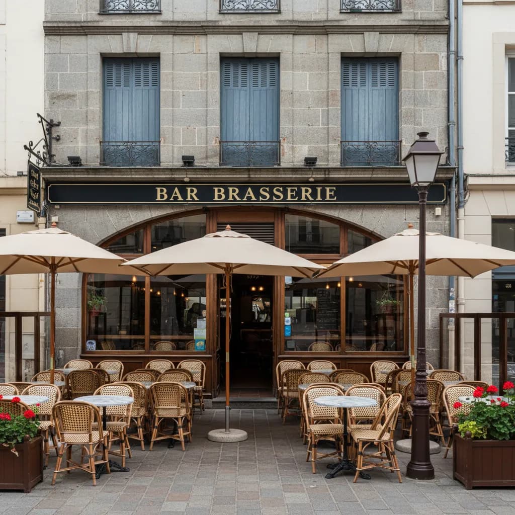 Bar-brasserie 150m² à Nantes : terrasse - licence IV - Image 1