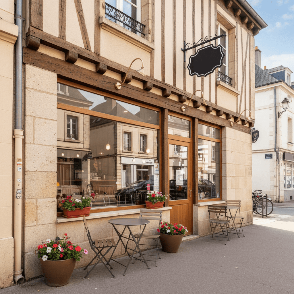 Fast-food 45m² à Nantes : terrasse - licence IV