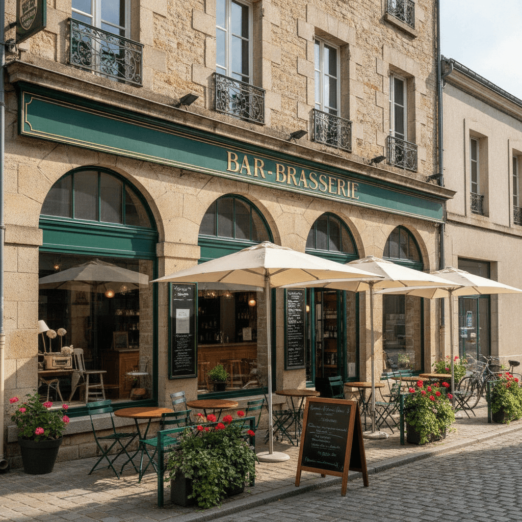 Bar-brasserie 300m² à Le Creusot : terrasse - licence IV - Image 1