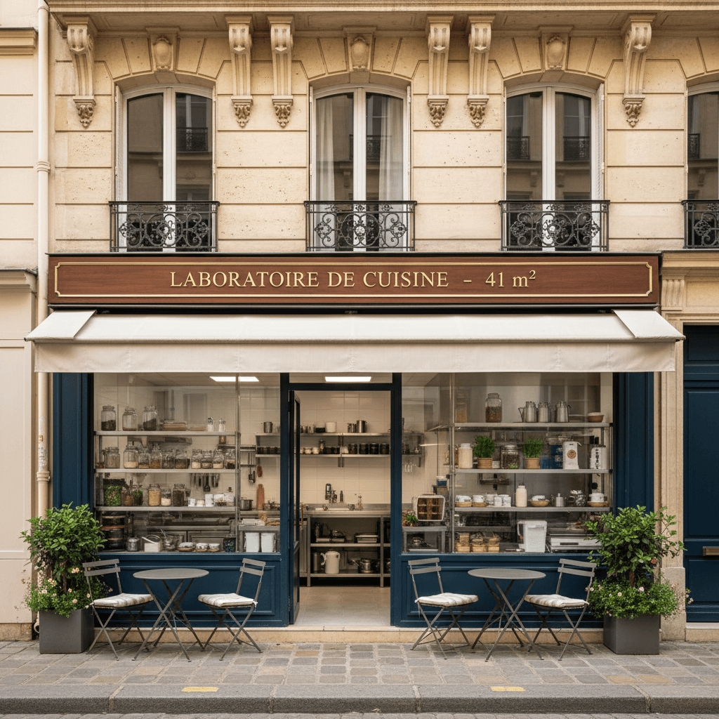 Dark kitchen 2 couverts à Paris