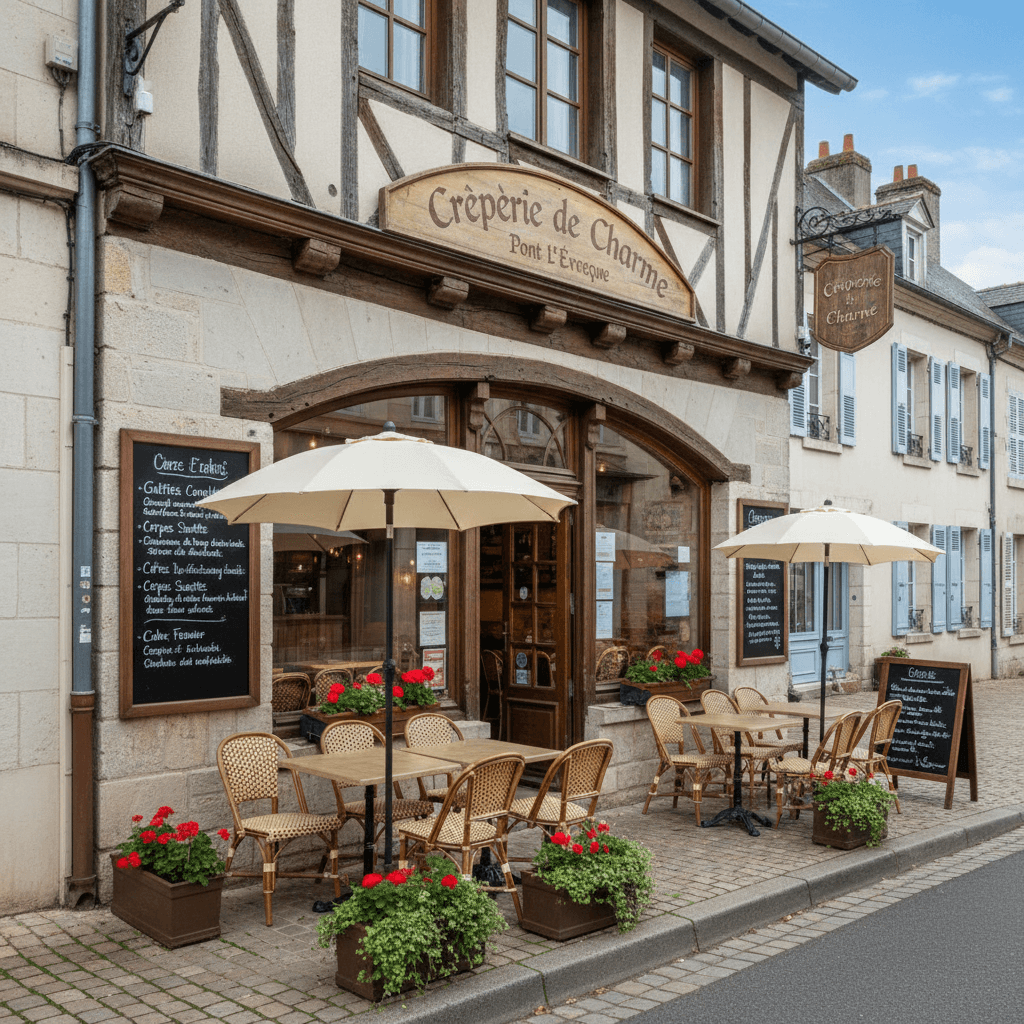 Restaurant 50m² à Pont-L'Évêque : terrasse - licence IV - Image 1
