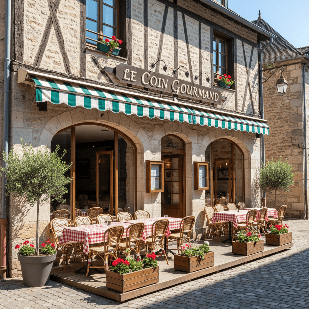 Restaurant à Corrèze : terrasse - licence IV - Image 1