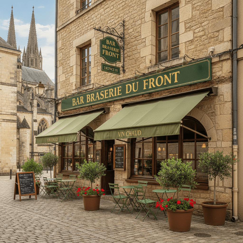 Bar-brasserie 86m² à Périgueux : terrasse - licence IV - Image 1