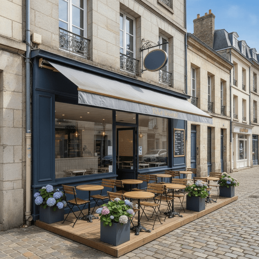 Fast-food 122m² à Nantes : terrasse - licence IV