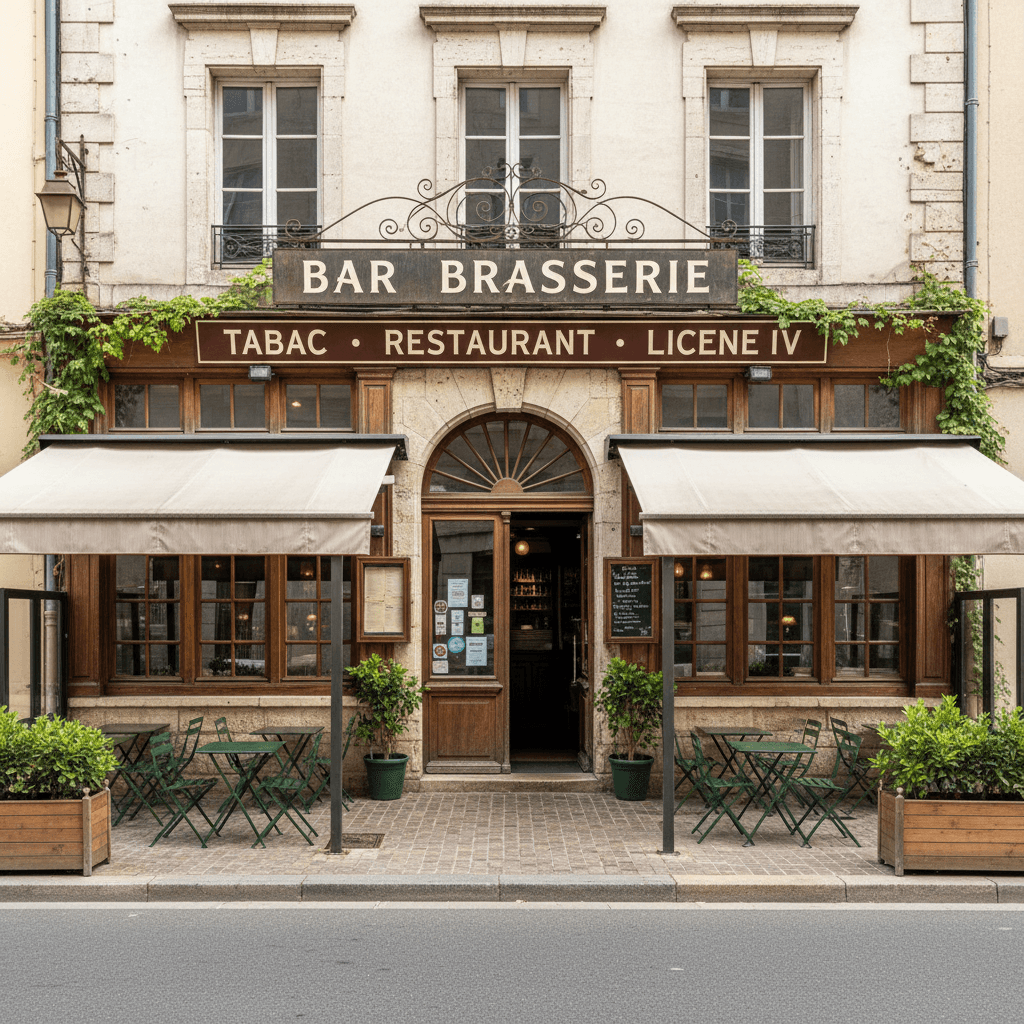 Bar-brasserie 500m² à Livron-Sur-Drôme : terrasse - licence IV - Image 1