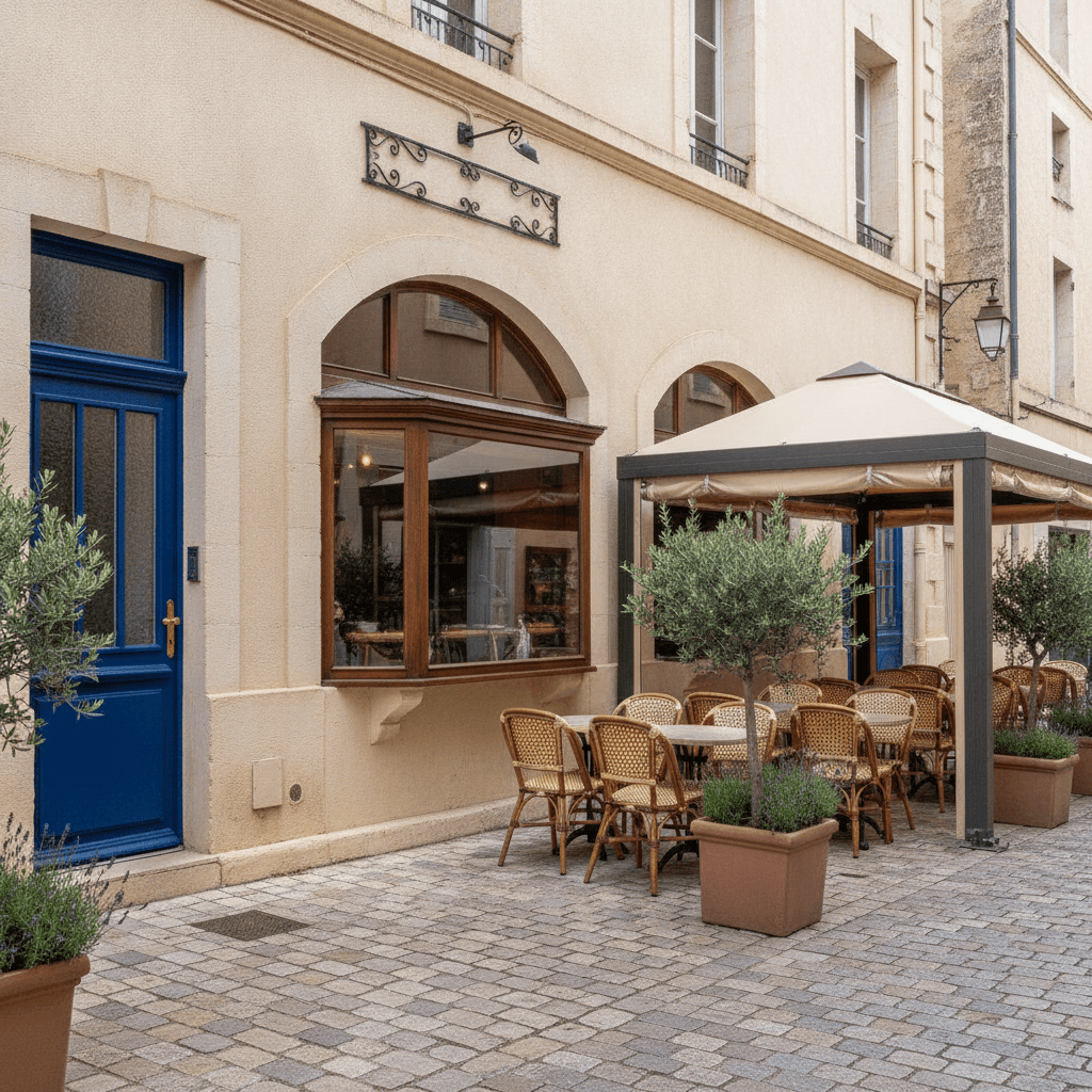 Restaurant 207m² à Gréoux-les-Bains : terrasse - licence IV - Image 1