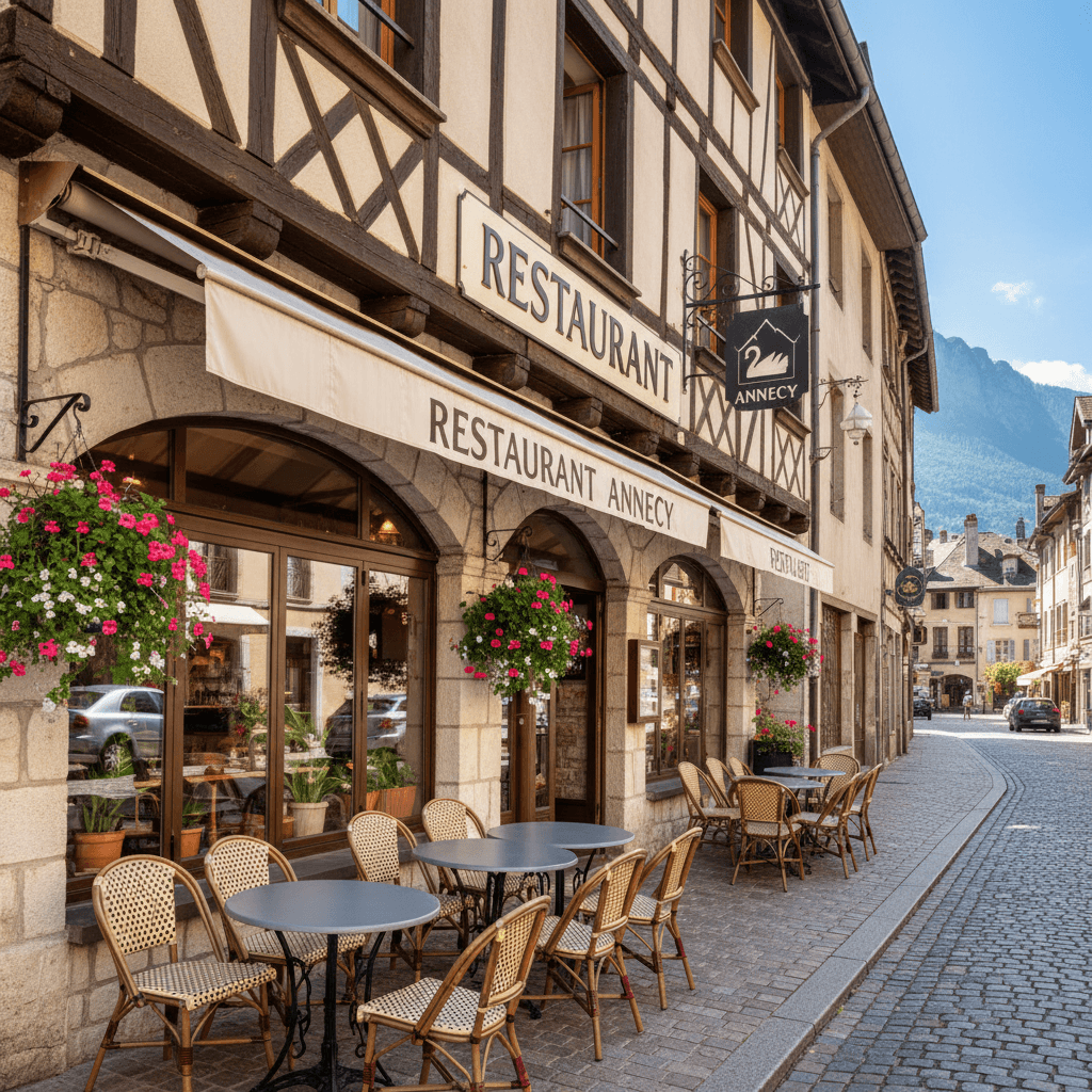 Restaurant à Annecy : terrasse - licence IV - Image 1
