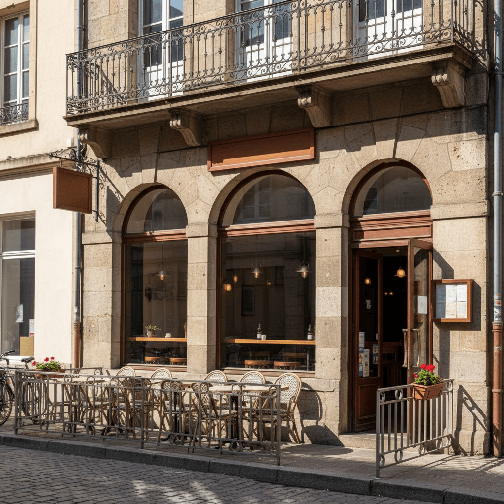 Restaurant 250m² à Saint-Dié-Des-Vosges : terrasse - extraction - Image 1