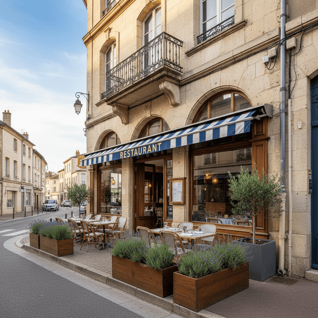 Restaurant à Valence : terrasse - licence IV - Image 1