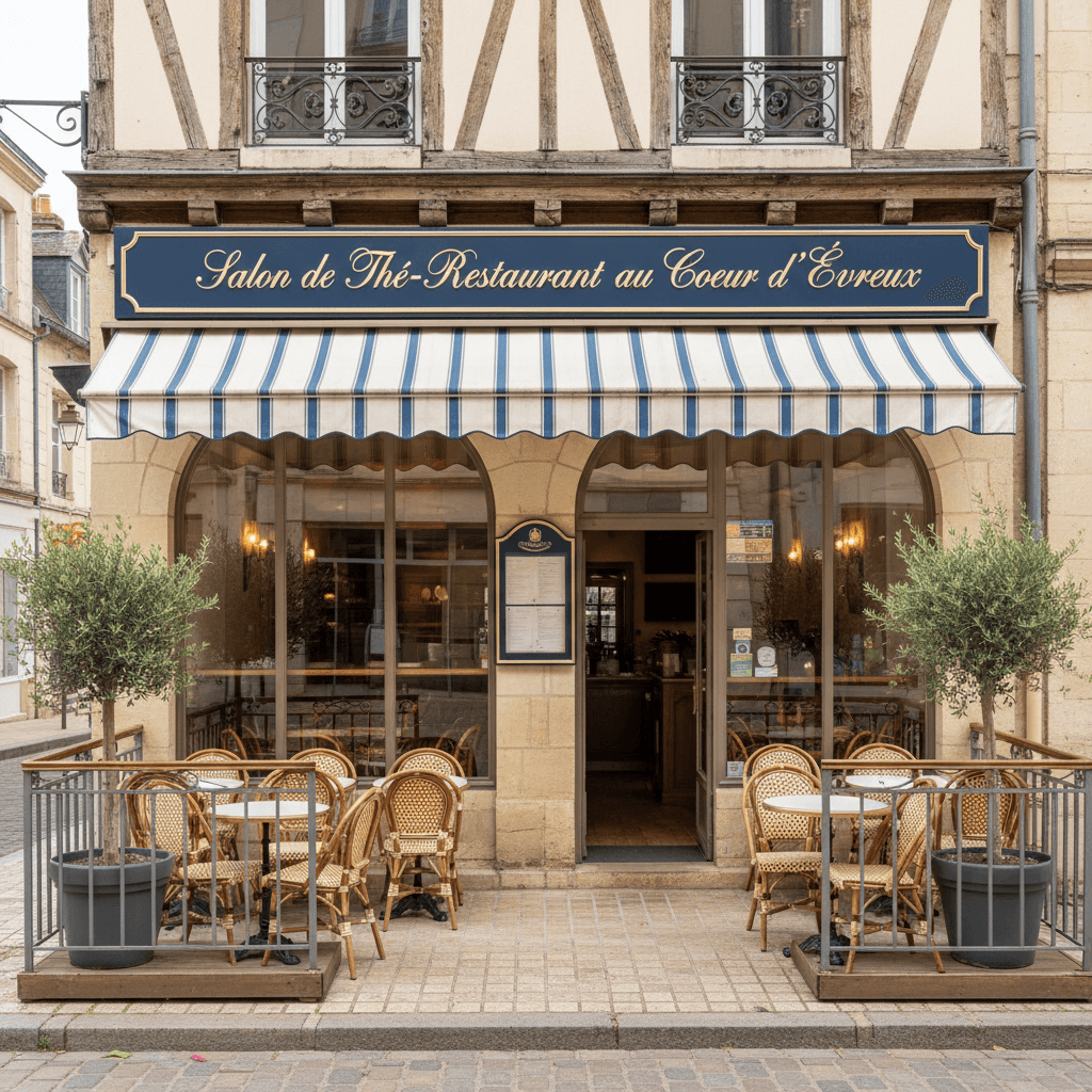 Restaurant à Évreux : terrasse - licence IV - Image 1