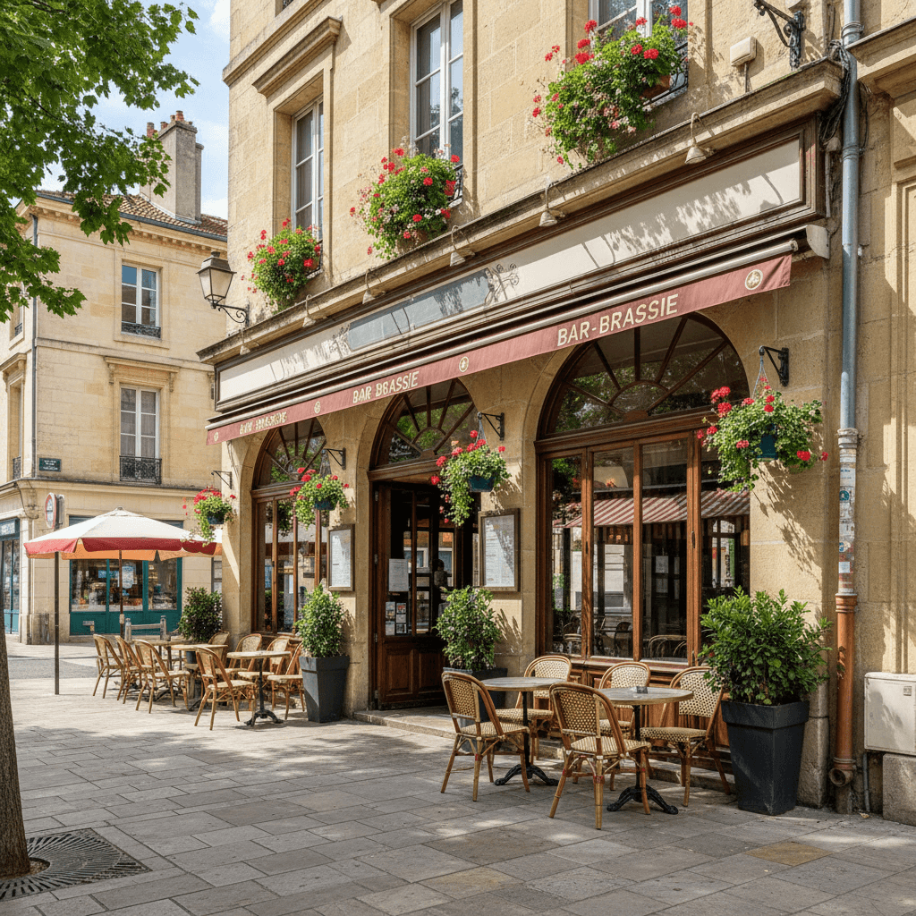Bar-brasserie à Bordeaux : terrasse - licence IV