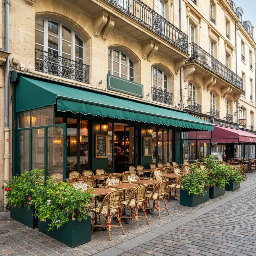 Restaurant 120m² à Bordeaux : terrasse - extraction - Image 1