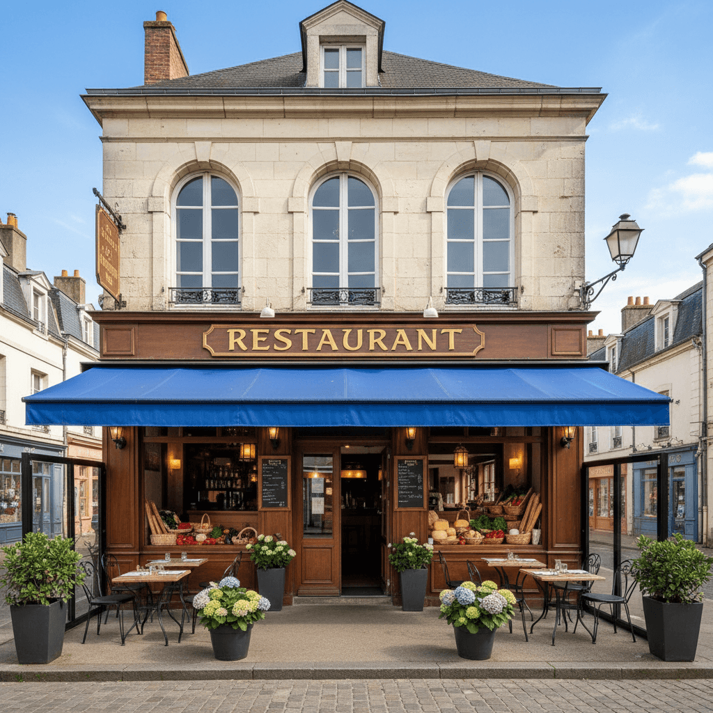 Restaurant 236m² à Angers : terrasse - licence IV