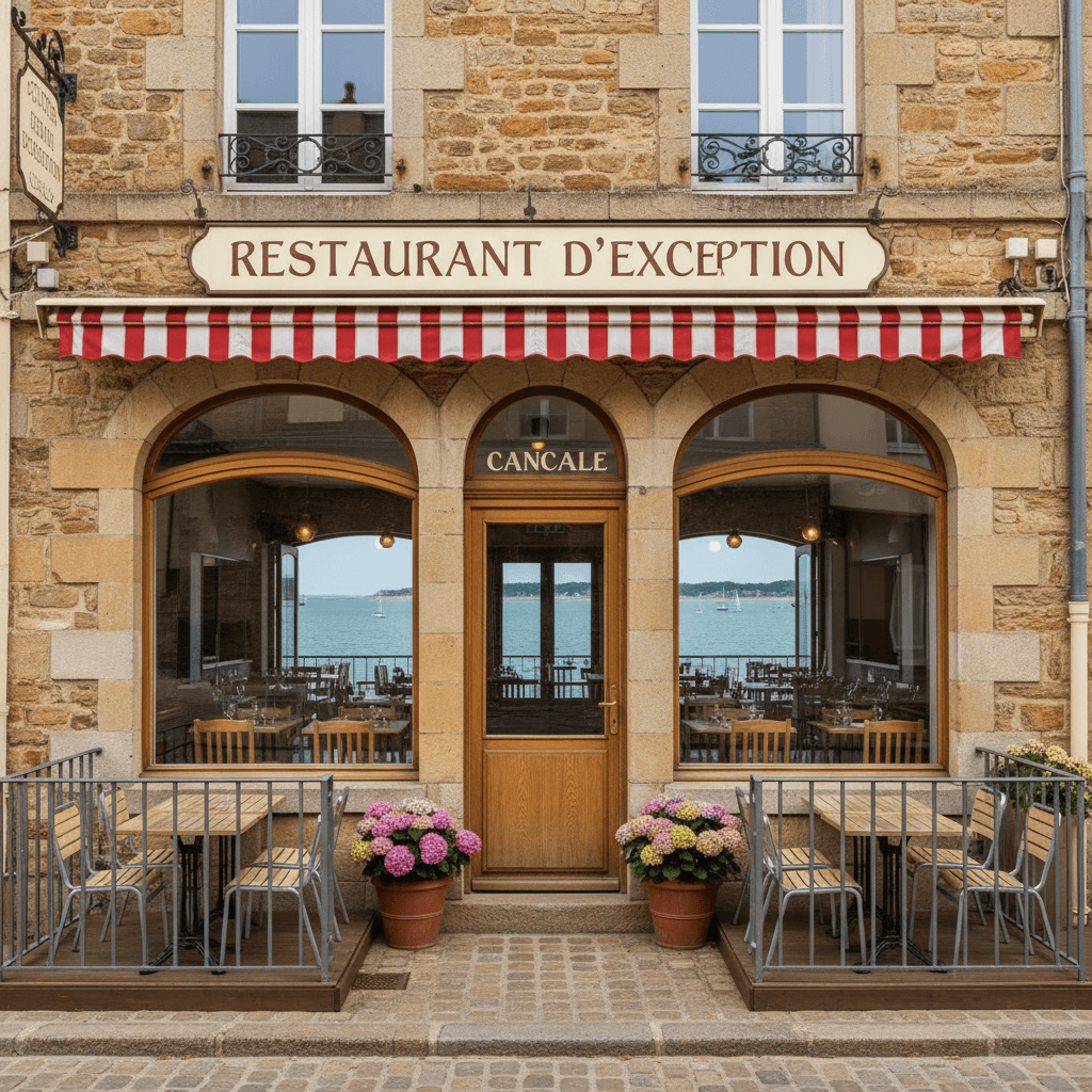 Restaurant 240m² à Cancale : terrasse - licence IV - Image 1