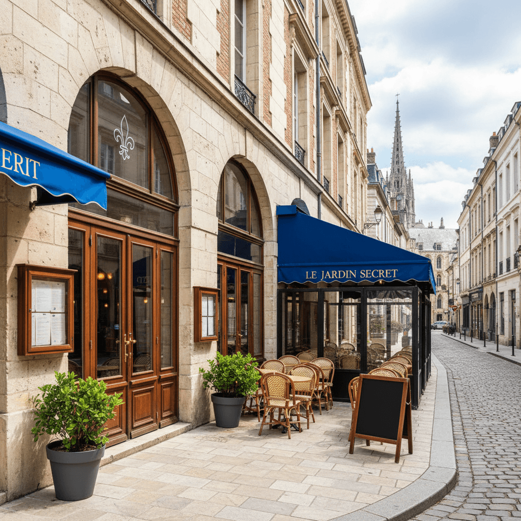 Restaurant à Amiens : terrasse - extraction - Image 1