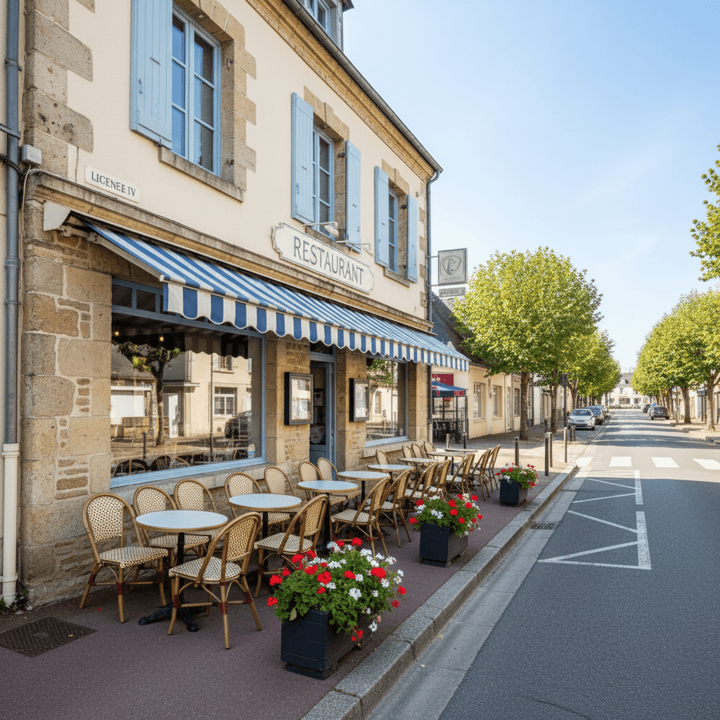 Restaurant à Challans : terrasse - licence IV - Image 1