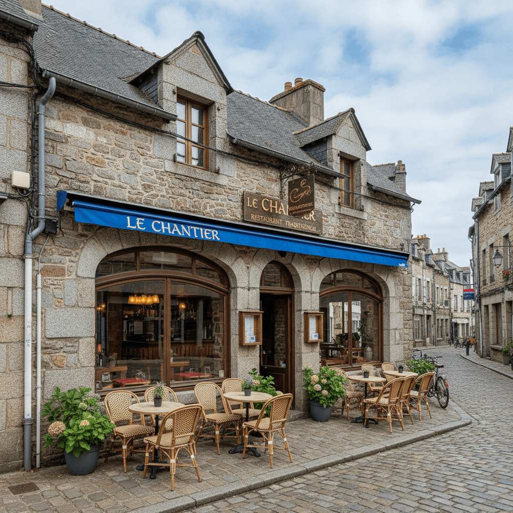 Restaurant à Vannes : terrasse - licence IV - Image 1