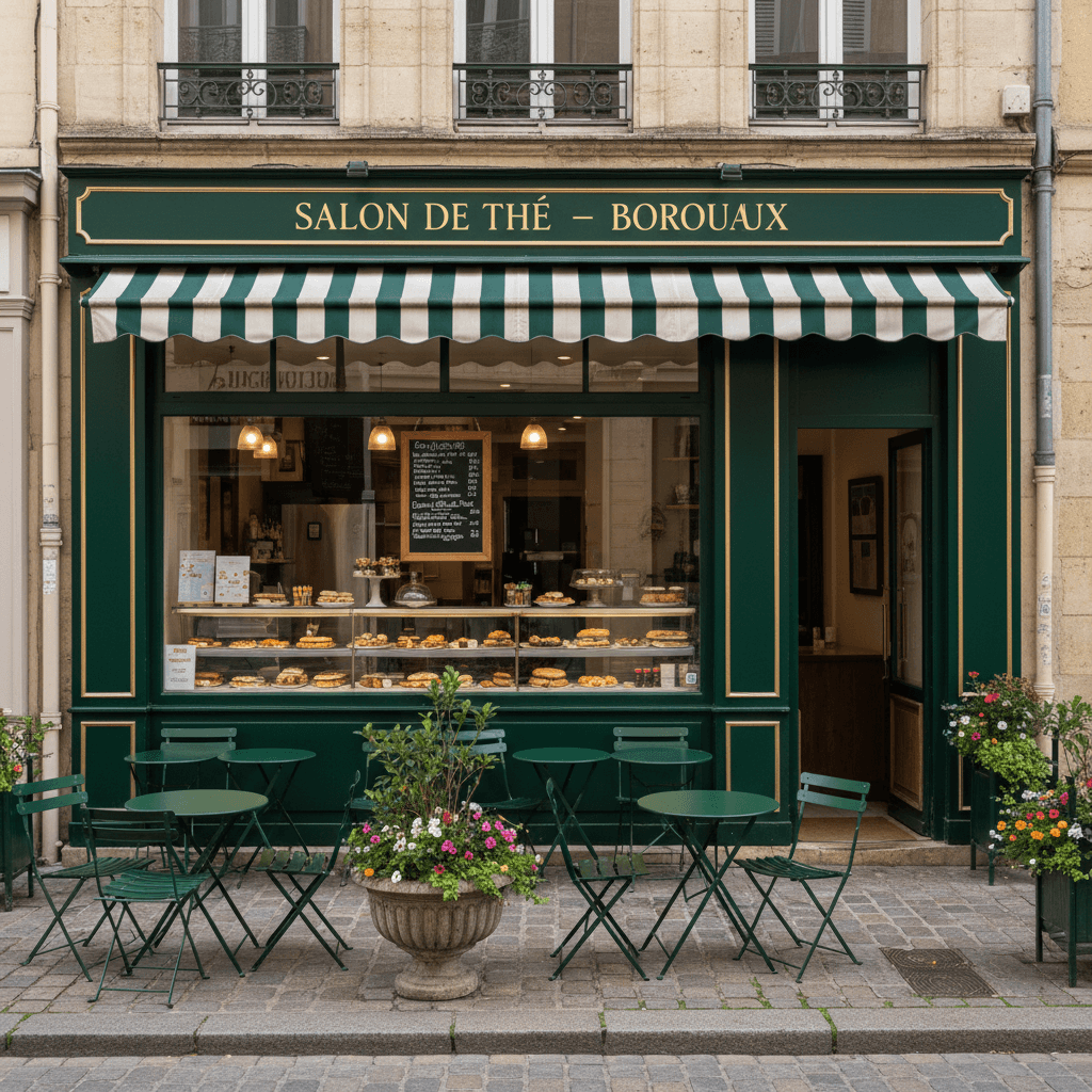 Snack 25m² à Bordeaux : terrasse - cave/réserve