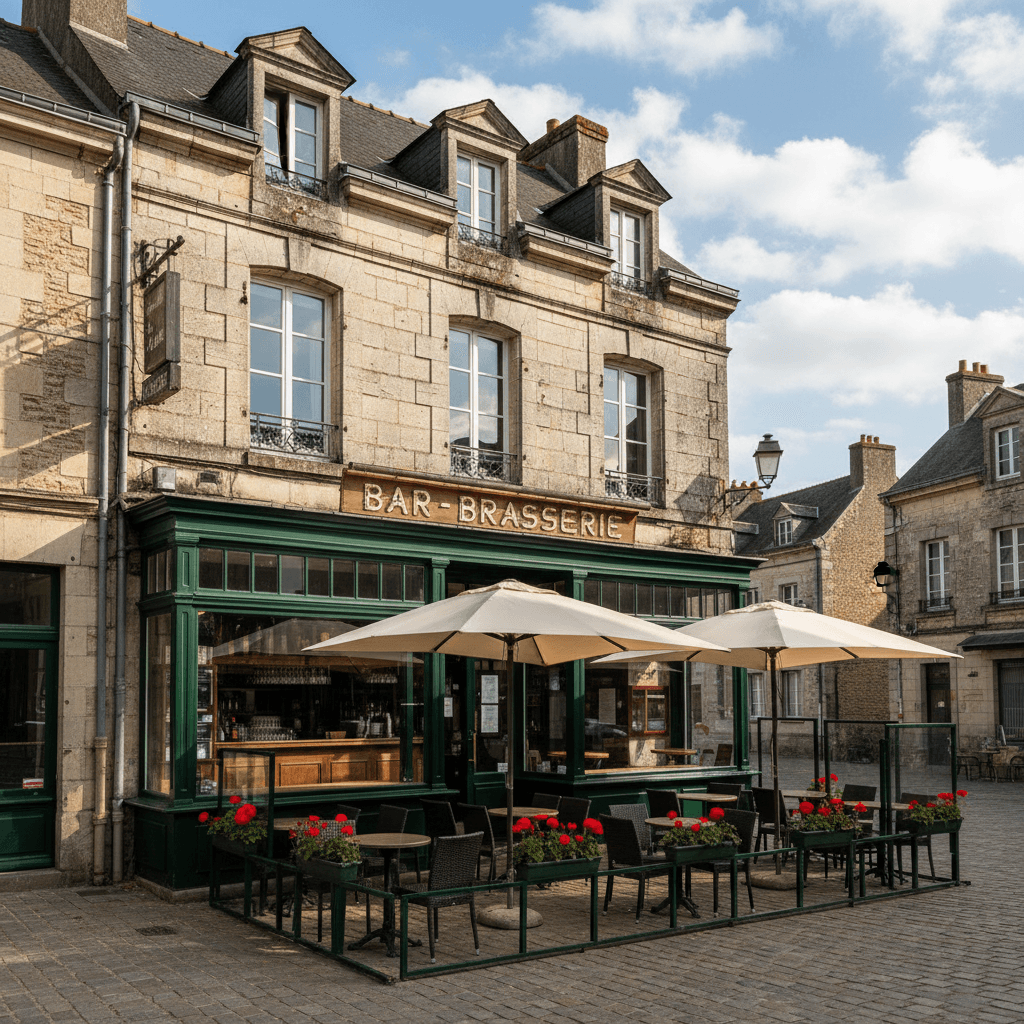 Bar-brasserie 197m² à Bollezeele : terrasse - licence IV - Image 1