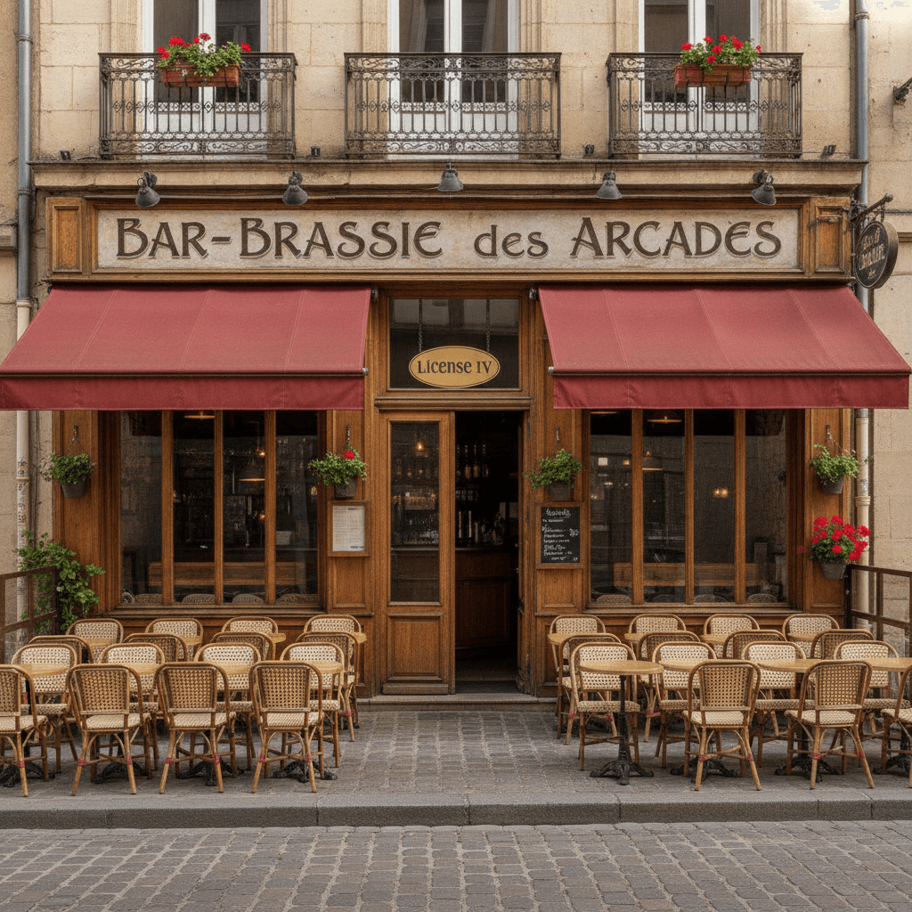 Bar-brasserie 85m² à Metz : terrasse - licence IV - Image 1