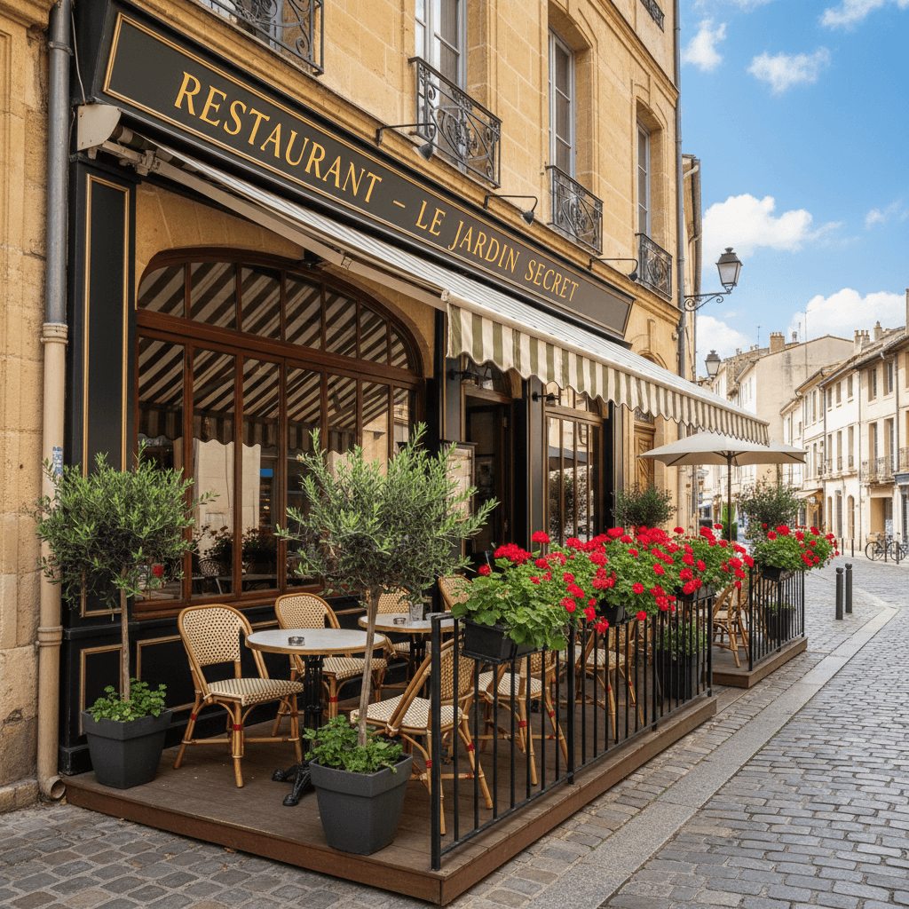 Restaurant 420m² à Montpellier : terrasse - extraction - Image 1