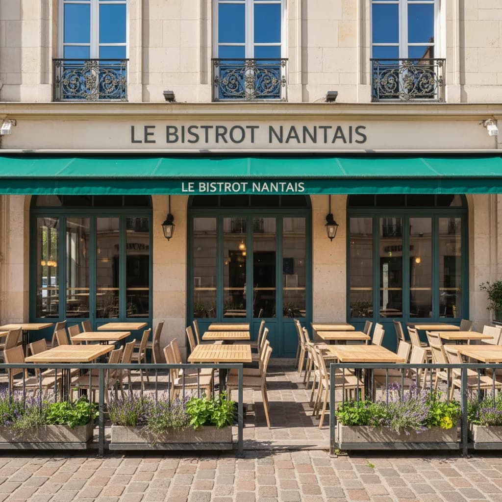 Restaurant à Nantes : terrasse - licence IV - Image 1