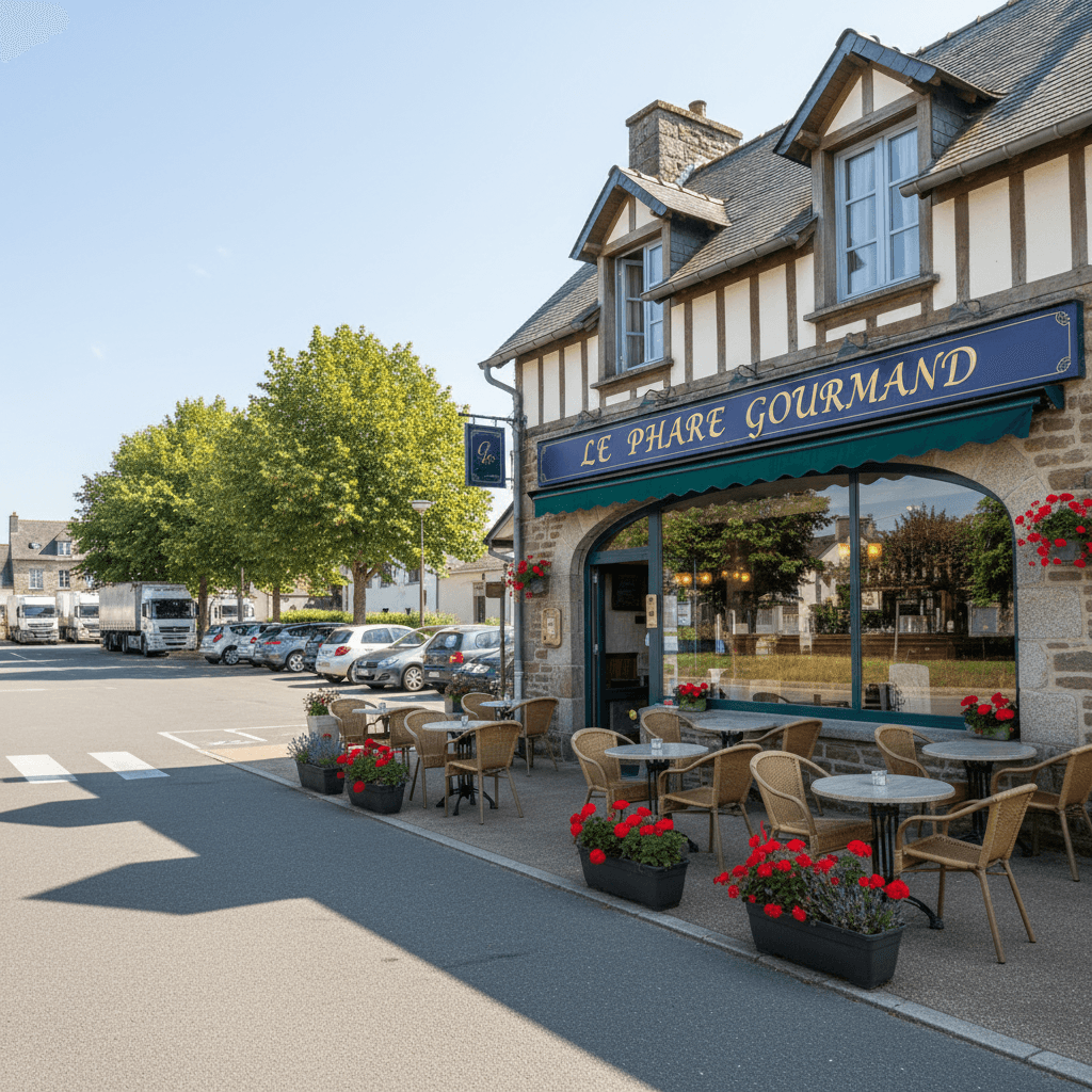 Restaurant à Saint-Brieuc : terrasse - licence IV - Image 1