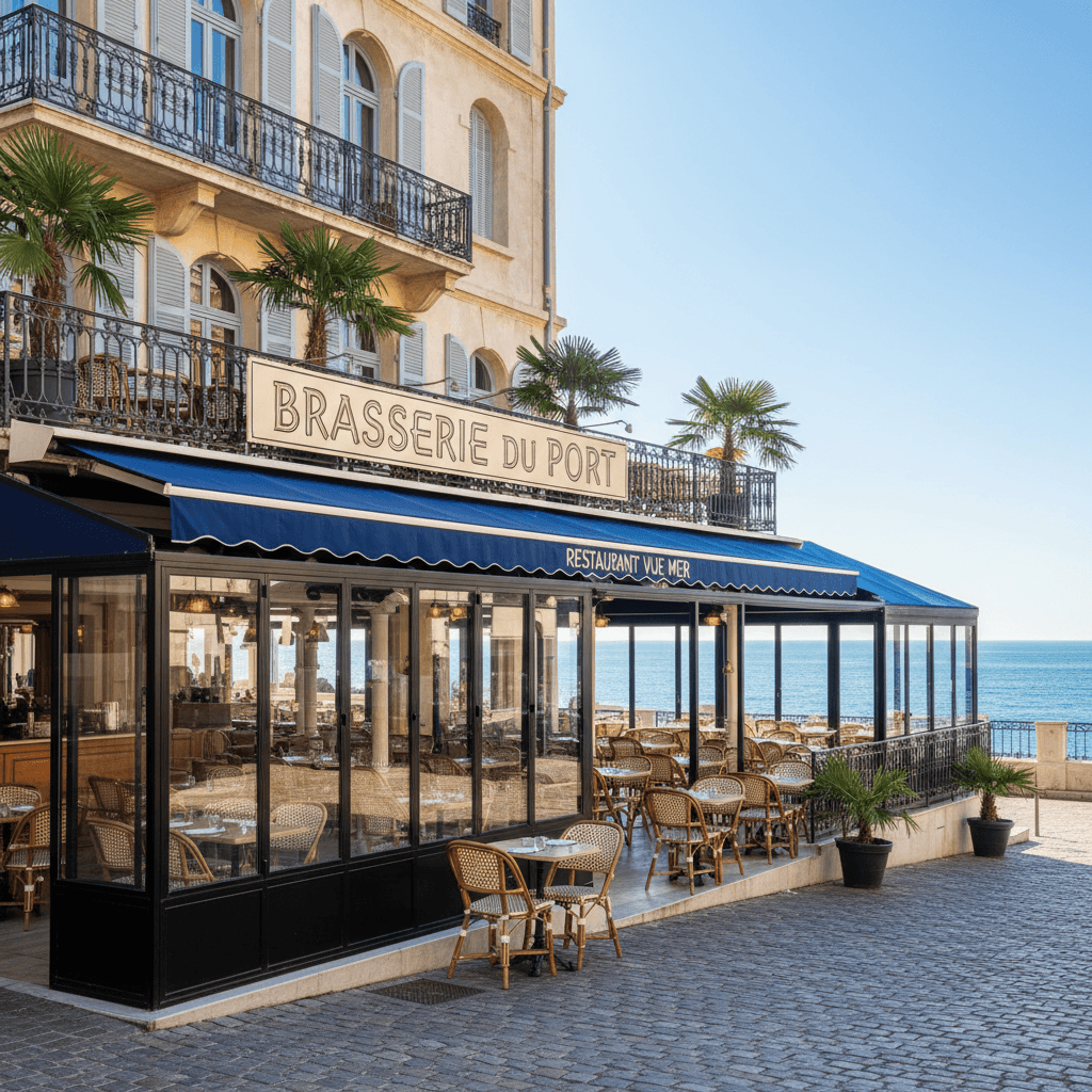 Bar-brasserie 134m² à Cannes : terrasse - licence IV - Image 1