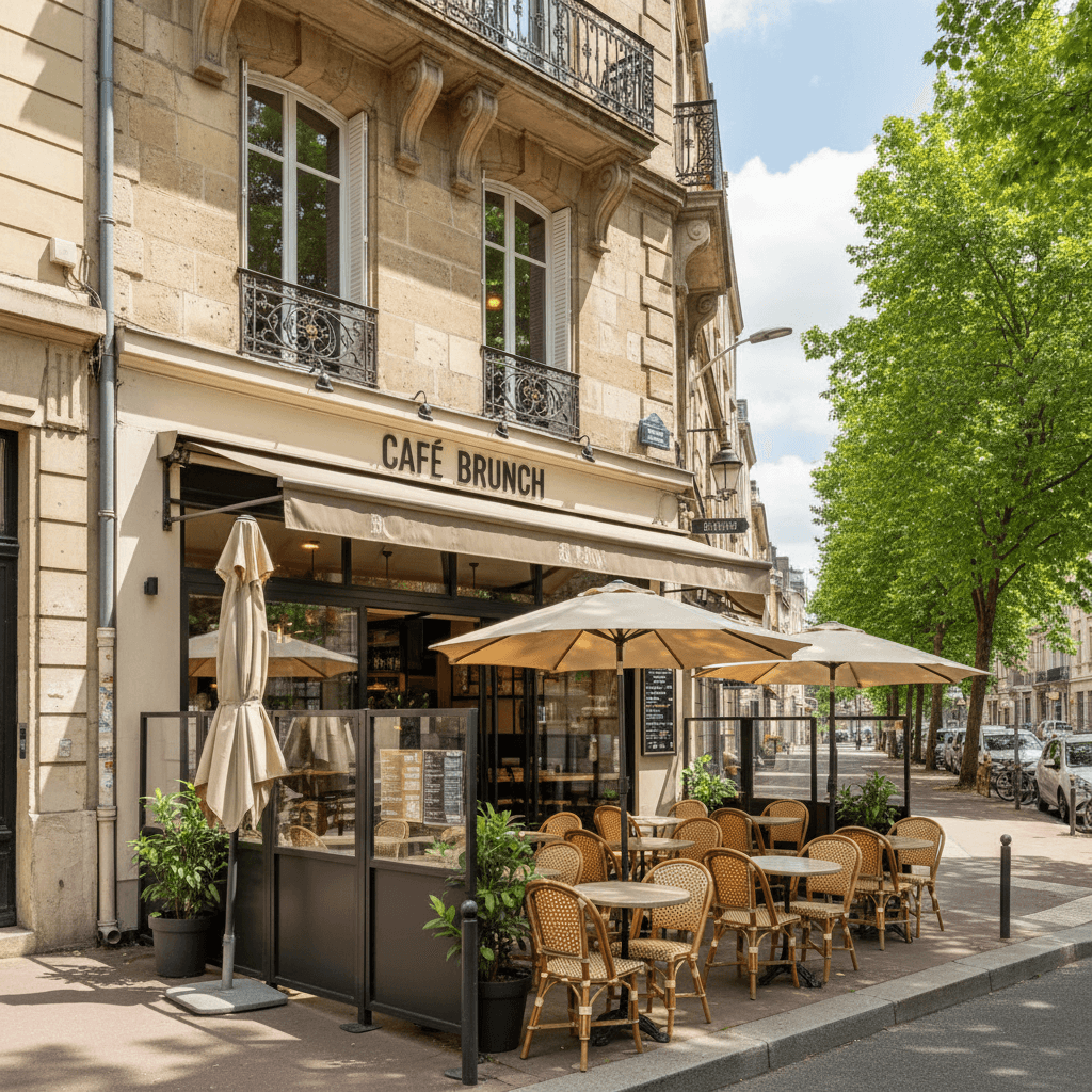 Restaurant 44m² à Nantes : terrasse - Image 1