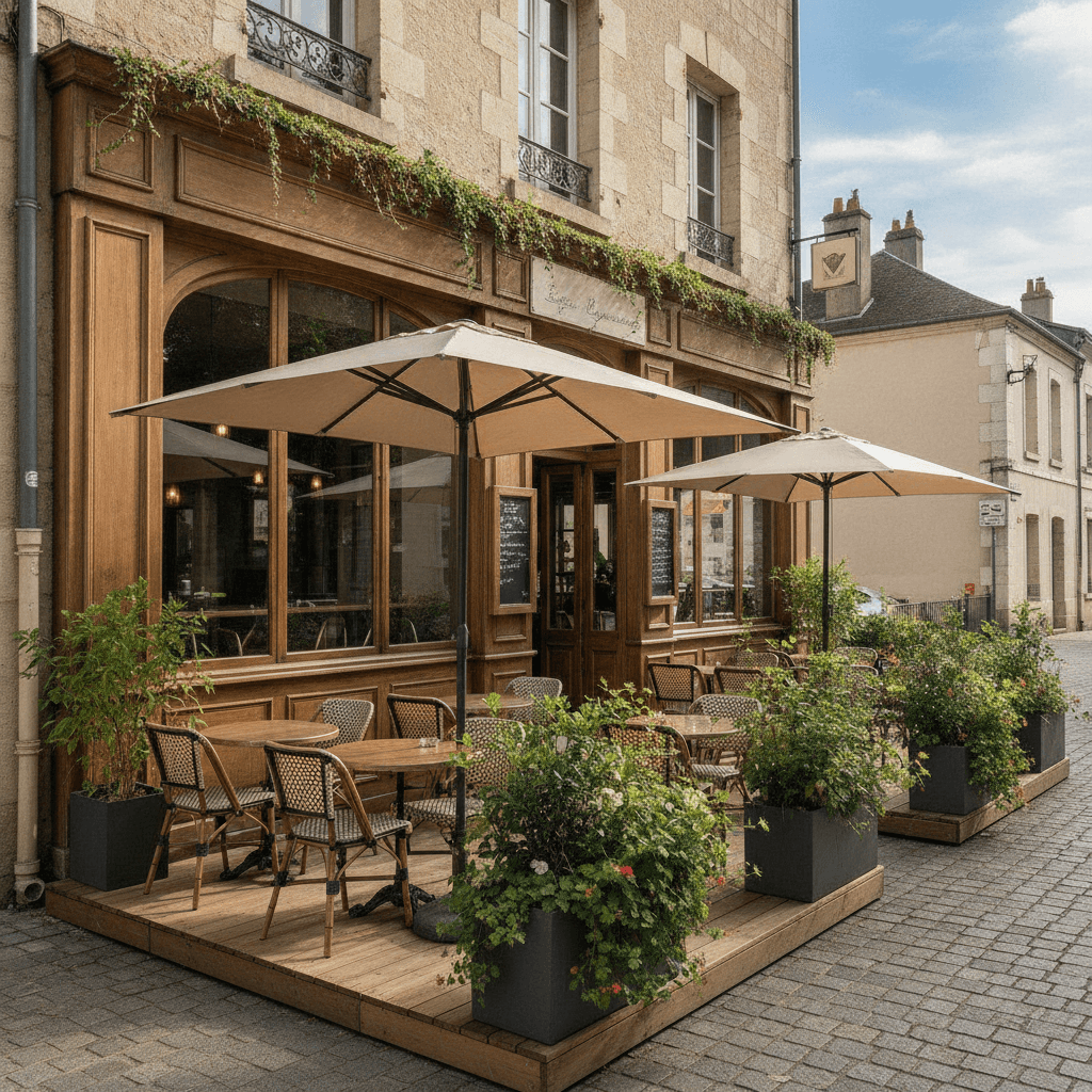 Bar-brasserie 70m² à Belley : terrasse - licence IV - Image 1
