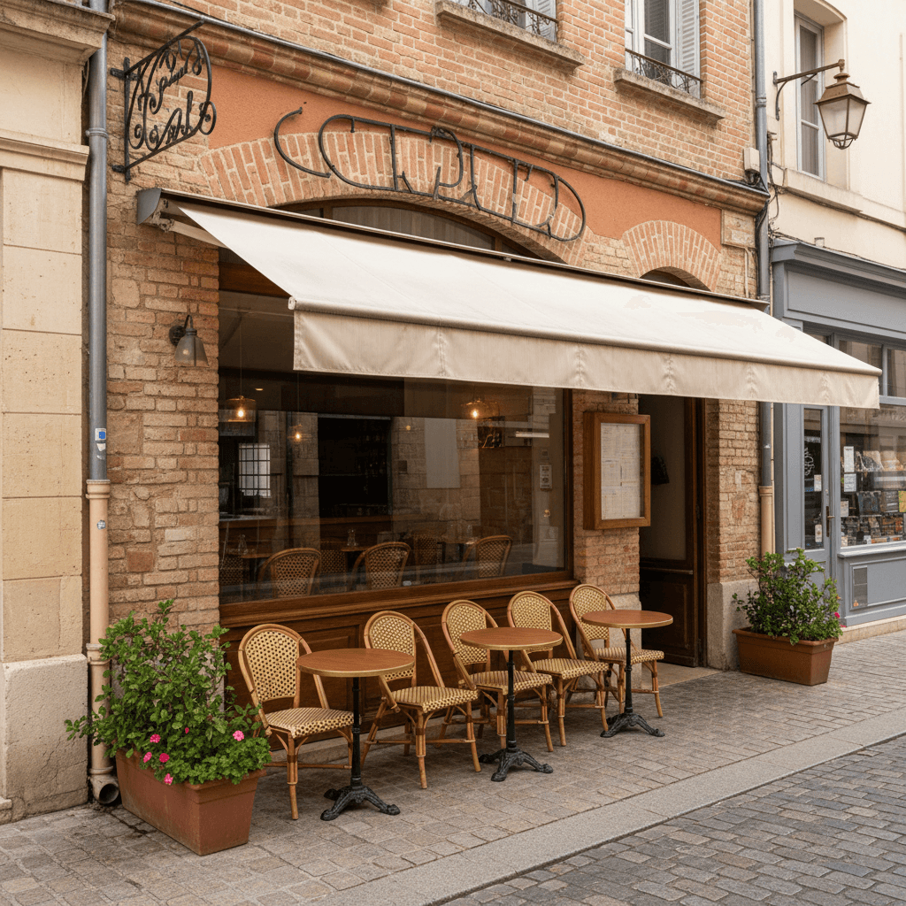 Restaurant 67m² à Toulouse : terrasse - licence IV