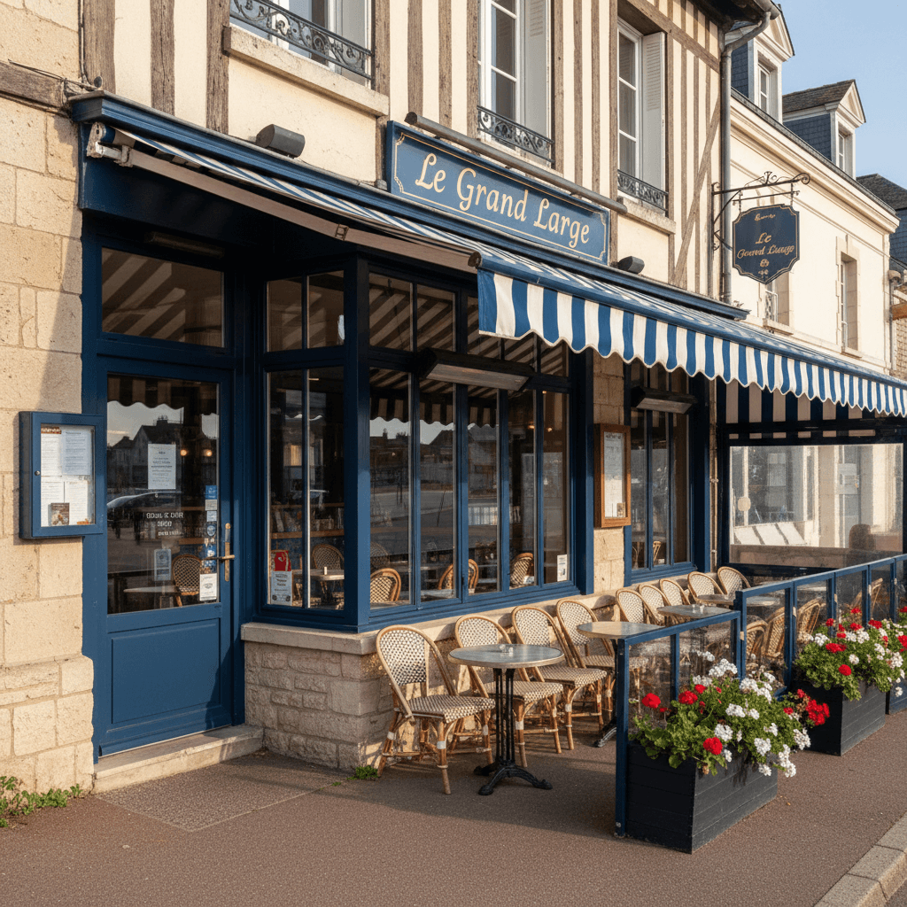 Bar-brasserie à Cabourg : terrasse - licence IV - Image 1