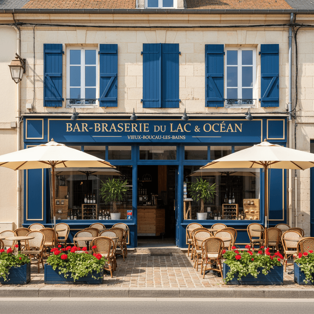 Bar-brasserie 500m² à Vieux-Boucau-Les-Bains : terrasse - licence IV - Image 1