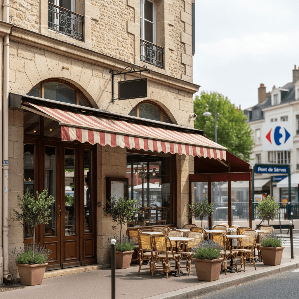 Restaurant 130m² à Vélizy-Villacoublay : terrasse - extraction - Image 1