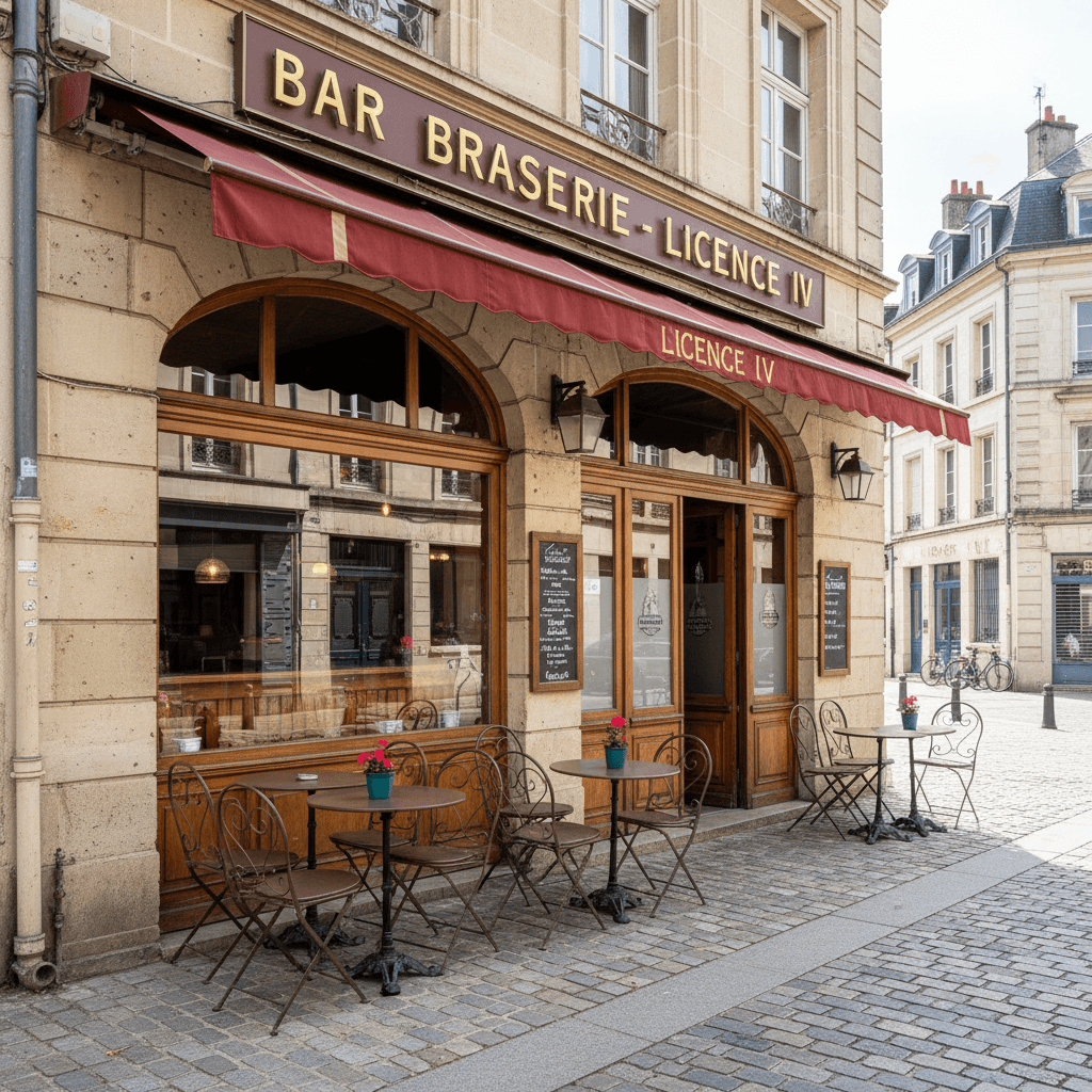 Bar-brasserie 49m² à Angers : licence IV