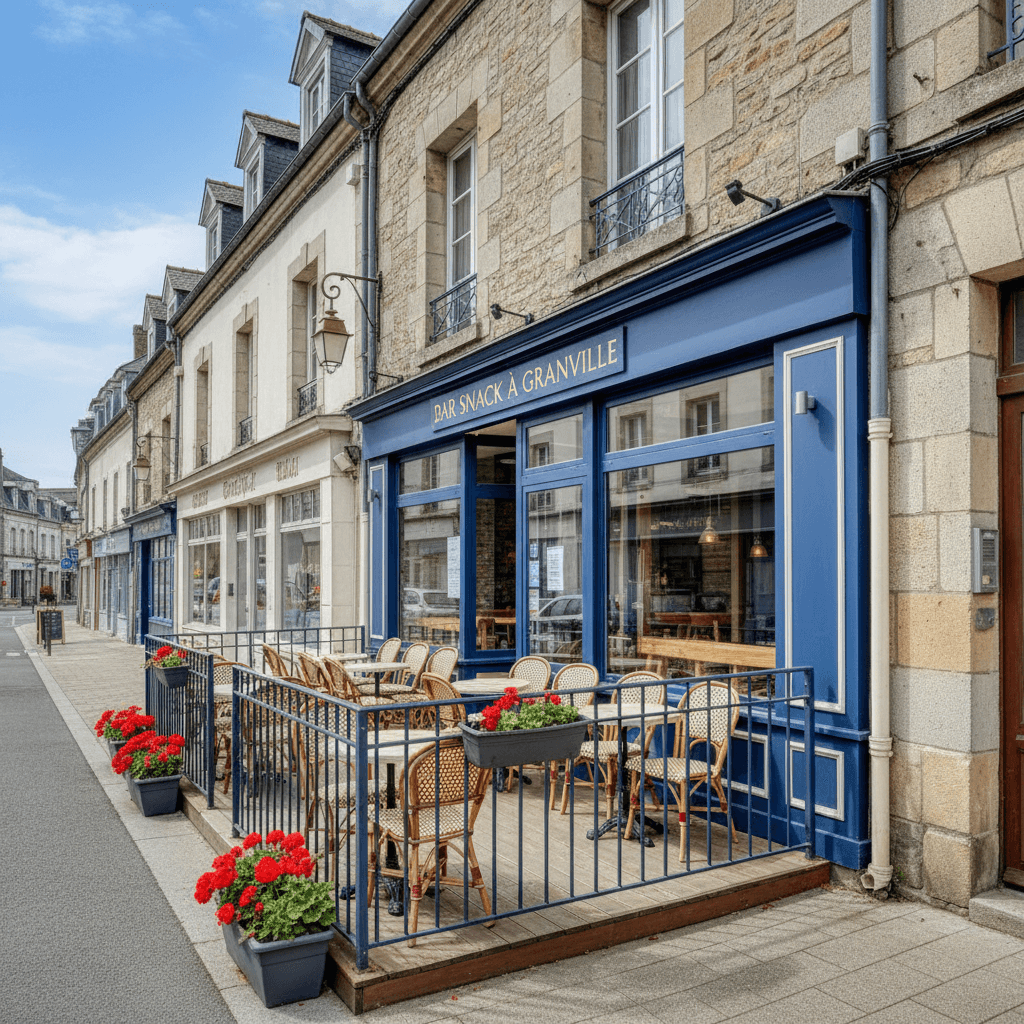 Snack 168m² à Granville : terrasse - licence IV - Image 1