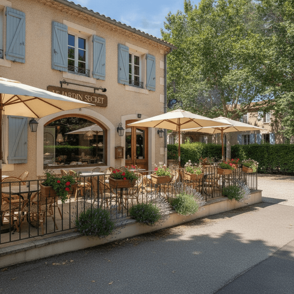 Restaurant 206m² à Valbonne : terrasse - licence IV - Image 1