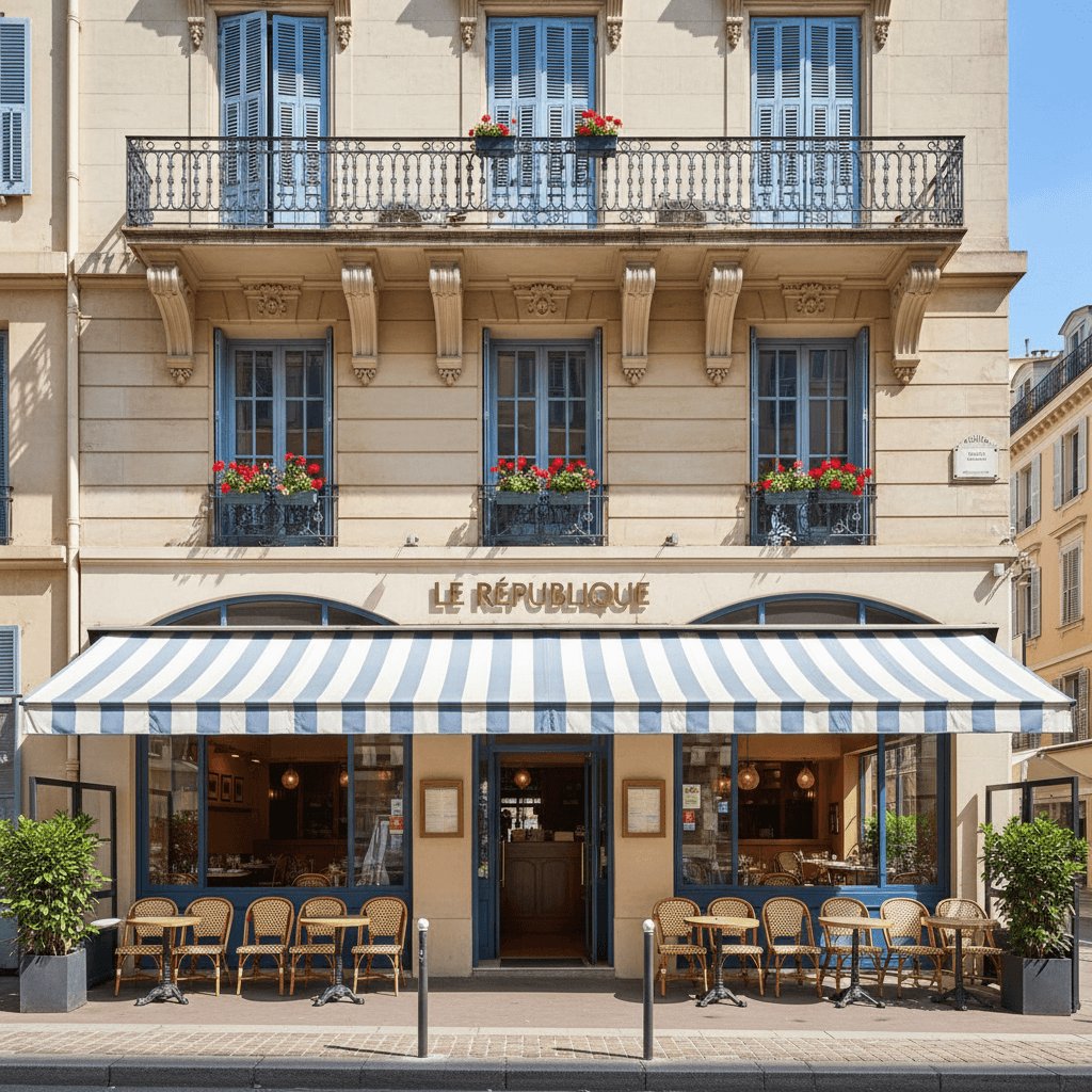 Restaurant 56m² à Nice : terrasse - licence IV