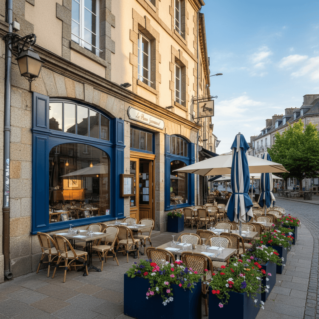 Restaurant 370m² à Brest : terrasse - licence IV - Image 1