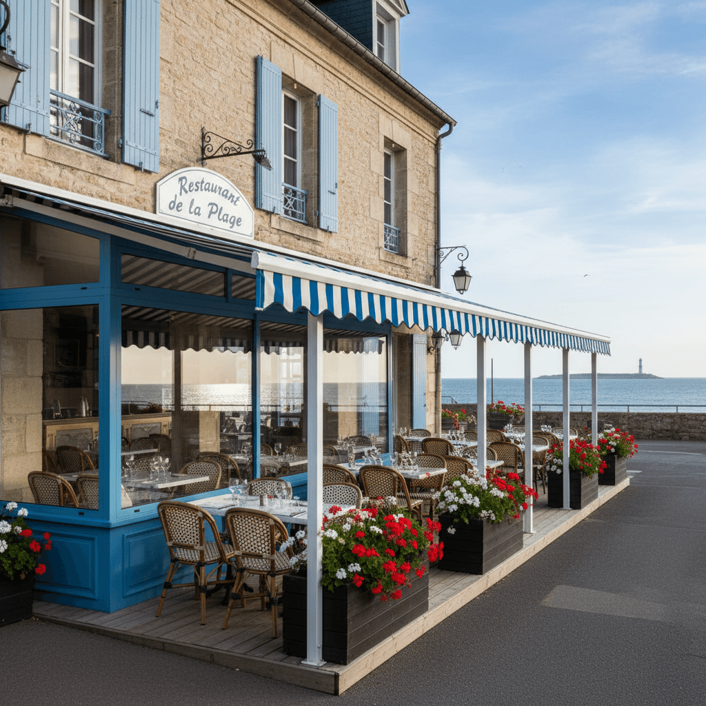 Restaurant 400m² à Saint-Denis-D'Oléron : terrasse - licence IV - Image 1