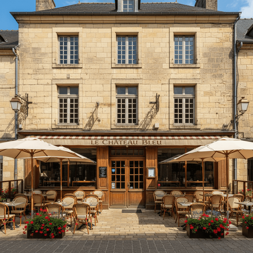 Restaurant 300m² à Chauvigny : terrasse - licence IV - Image 1