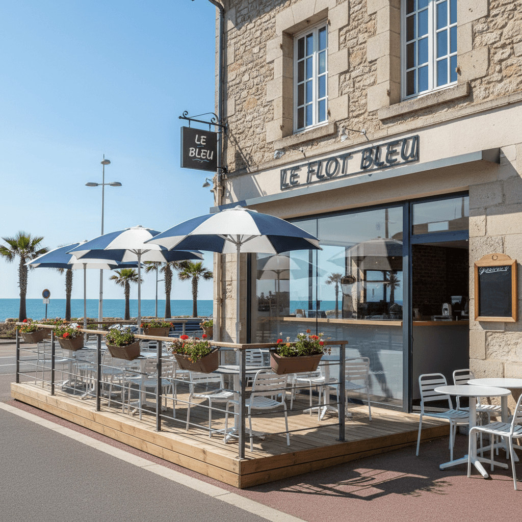 Fast-food : terrasse - Image 1