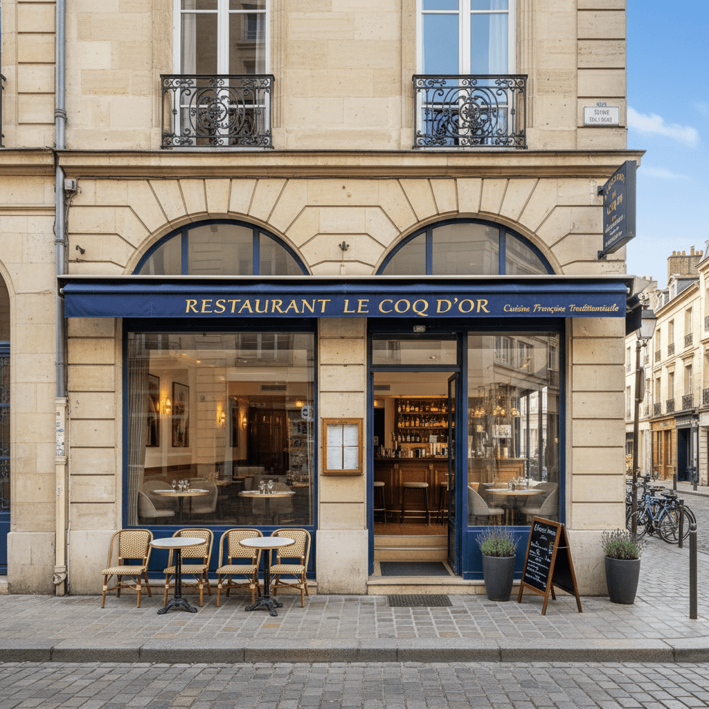 Restaurant à Reims : terrasse - extraction