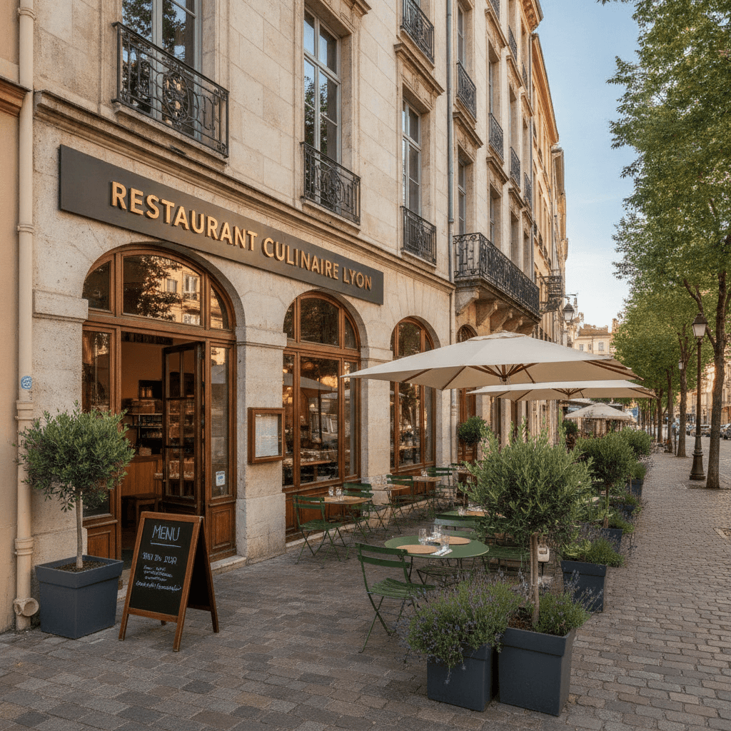 Restaurant 120m² à Lyon : terrasse - licence IV